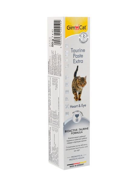 Витамины GimCat Expert Line Taurine Extra для кошек для поддержания сердца и зрения 50 гр