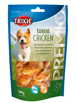 Trixie 31582 PREMIO Banana&Chicken лакомства для собак с курицей и бананом