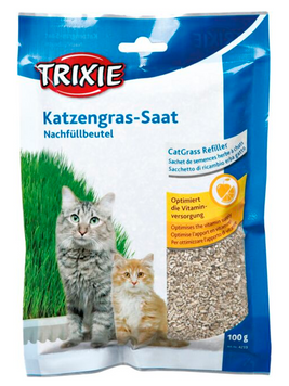 Trixie 4233 Трава для котов с грунтом