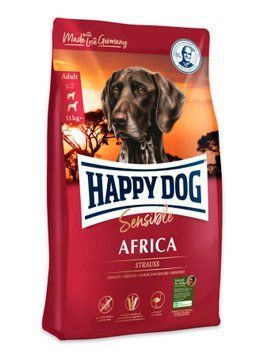 Сухой корм Happy Dog Sensible Africa для собак при пищевой аллергии со страусом, 4 кг