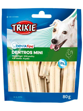 Trixie 31773 DentaFun Dentros Mini лакомства для собак с птицей