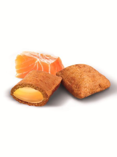 Вітамінні ласощі GimCat Nutri Pockets для котів для зміцнення імунної системи та здоров&rsquo;я з лососем Омега 3/6 60 гр