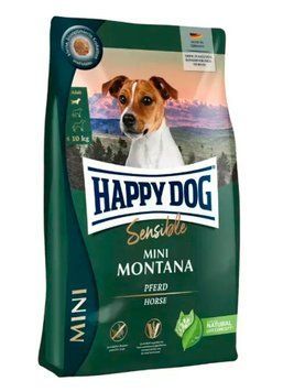 Сухой корм Happy Dog Sensible Mini Montana для собак мелких пород, с кониной, 800 гр