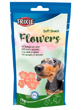 Trixie 31492 Flowers Лакомства для собак с ягнёнком и птицей