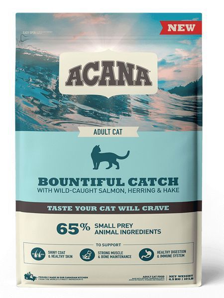 ACANA Bountiful Catch &ndash; Сухой корм для взрослых кошек, 340 гр