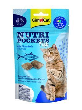 Лакомство для кошек GimCat Nutri Pockets Fish Тунец 60 гр