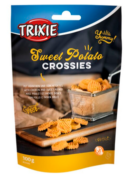 Trixie 31506 Sweet Potato Crossies лакомство для собакс курицей