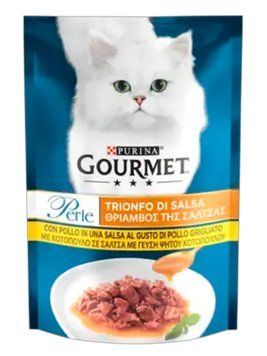 Gourmet (Гурме) Perle Влажный корм Мини-филе с курицей в соусе для кошек