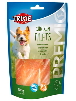 Trixie 31532 PREMIO Chicken Filets Куриное филе, мягкие лакомства для собак с курицей